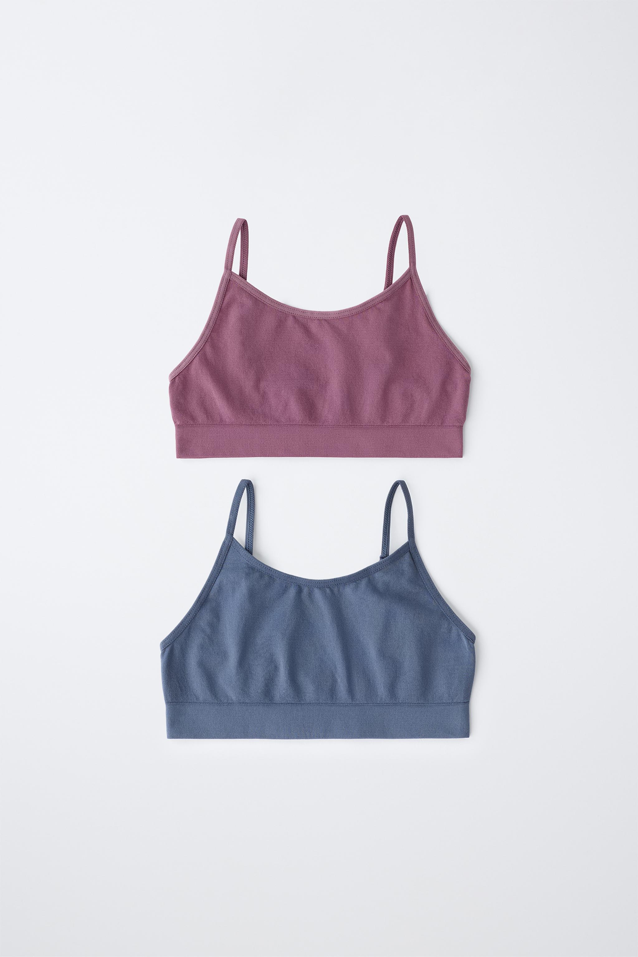 KIDS 8-14 YEARS/ TWO-PACK SEAMLESS TOPS